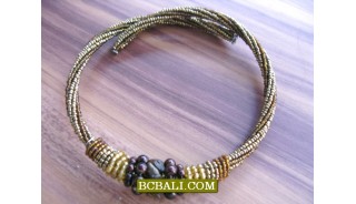 handmade beading necklaces made from bali 
